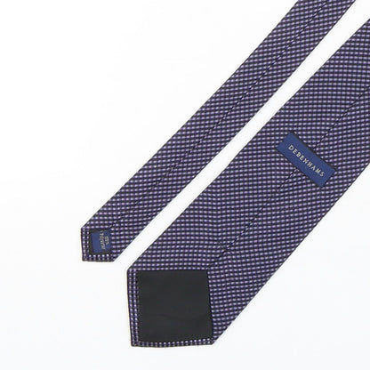 Mens Debenhams Multicoloured Plaids & Checks  Pointed Tie