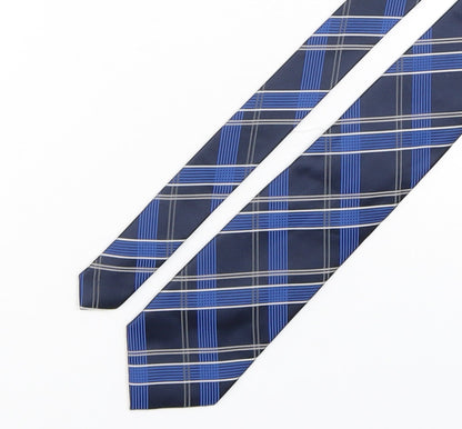 Mens Greenwoods Multicoloured Plaids & Checks  Pointed Tie