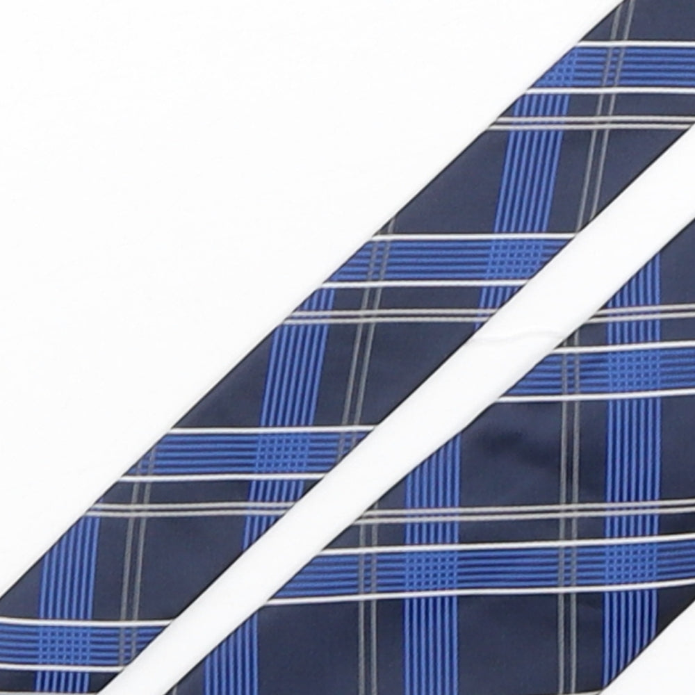 Mens Greenwoods Multicoloured Plaids & Checks  Pointed Tie
