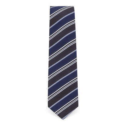 Mens Michelsons Multicoloured Striped  Pointed Tie