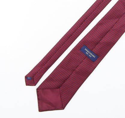 Mens Debenhams Multicoloured Plaids & Checks  Pointed Tie