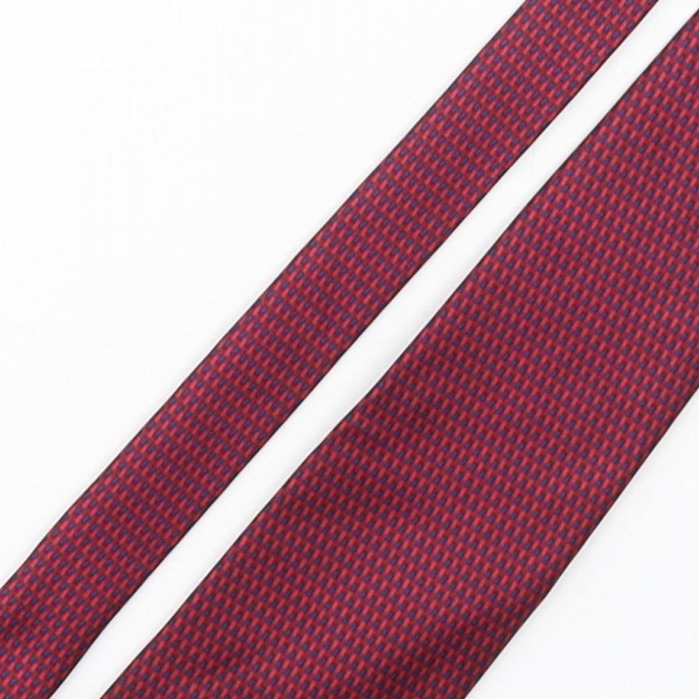Mens Debenhams Multicoloured Plaids & Checks  Pointed Tie