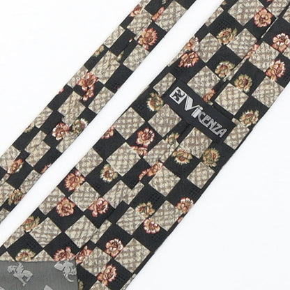 Vicenza Mens Multicoloured Plaids & Checks Polyester Pointed Tie One Size
