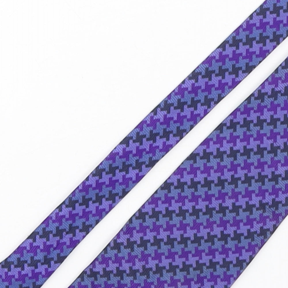 NEXT Mens Multicoloured Geometric Silk Pointed Tie One Size
