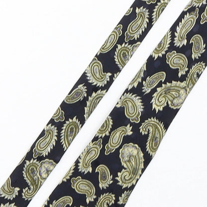 George Arthur Dunn Mens Multicoloured Paisley Silk Pointed Tie One Size