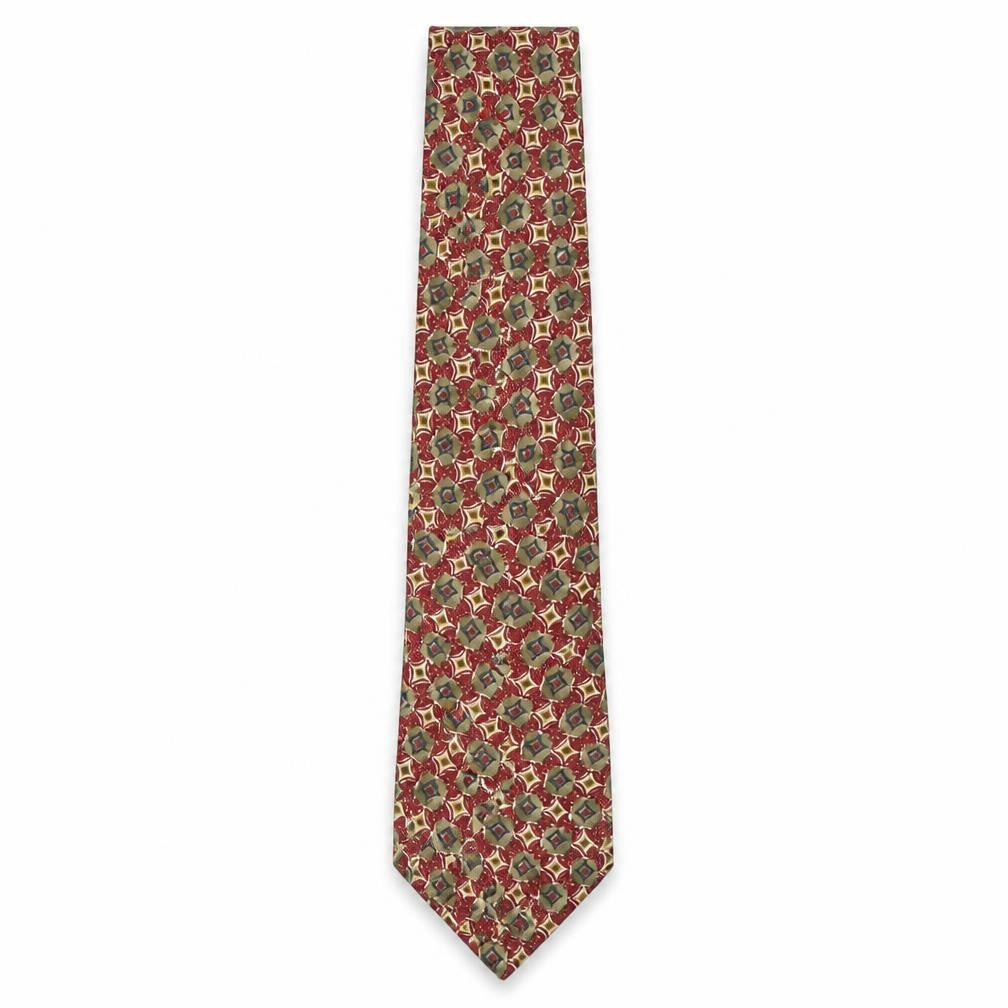 Mens Marks and Spencer Multicoloured Geometric  Pointed Tie