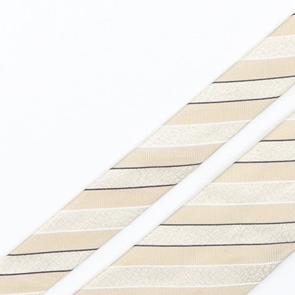 Racing Green  Mens Multicoloured Striped Silk Pointed Tie One Size