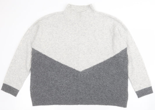 Womens UK Size M Marks and Spencer Grey Pullover Jumper