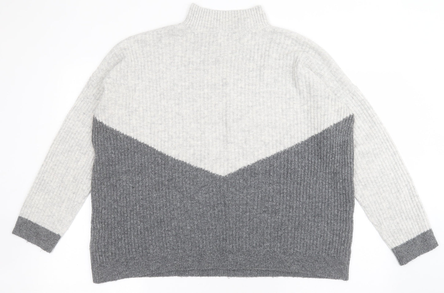 Womens UK Size M Marks and Spencer Grey Pullover Jumper