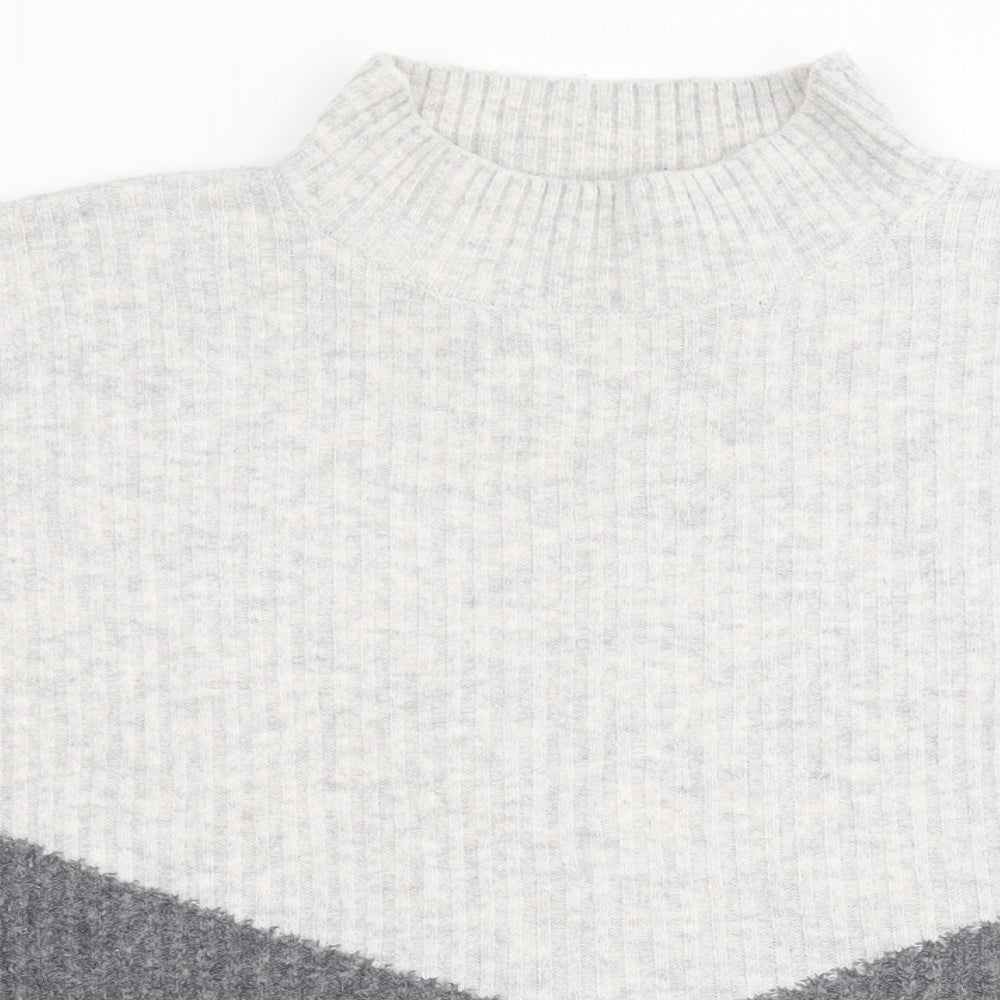 Womens UK Size M Marks and Spencer Grey Pullover Jumper