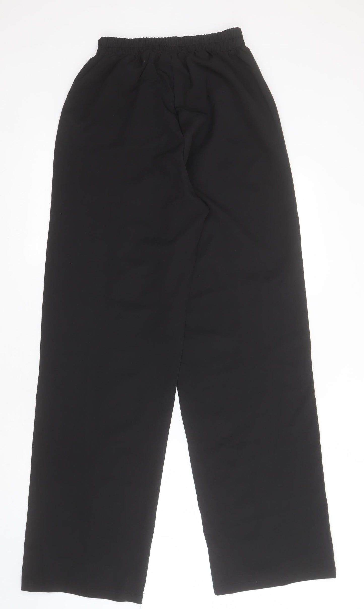 Womens UK Size 8 PRETTYLITTLETHING Regular Fit  Black Trousers