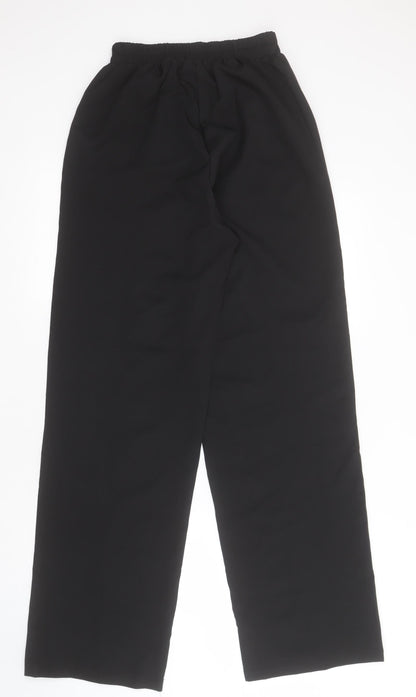 Womens UK Size 8 PRETTYLITTLETHING Regular Fit  Black Trousers