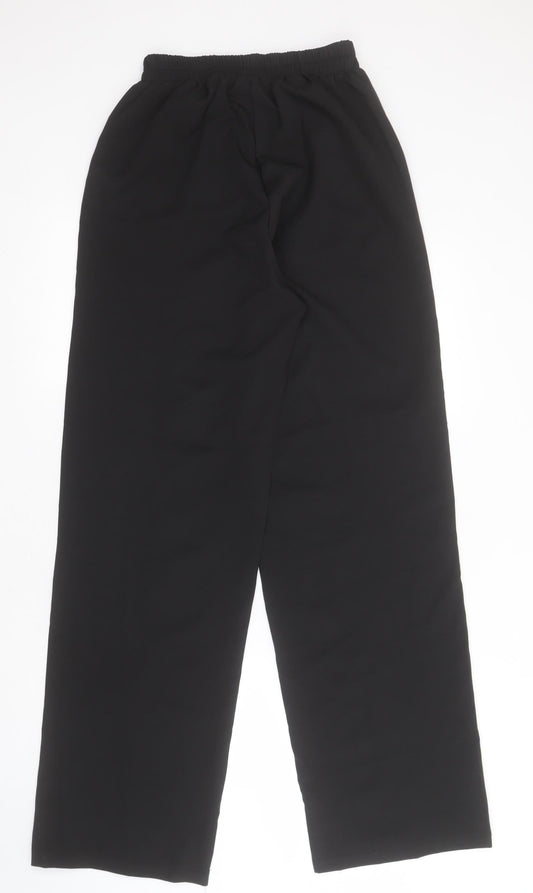 Womens UK Size 8 PRETTYLITTLETHING Regular Fit  Black Trousers