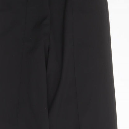 Womens UK Size 8 PRETTYLITTLETHING Regular Fit  Black Trousers