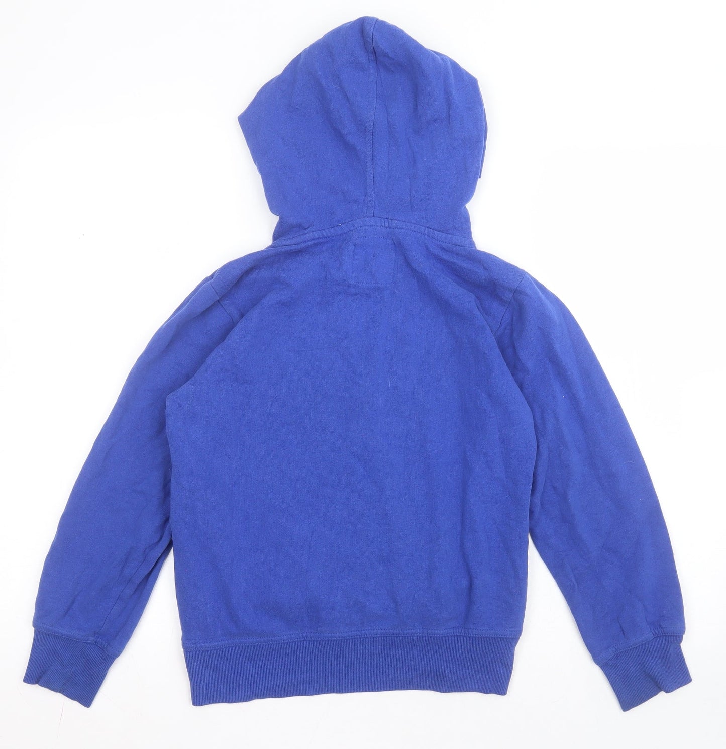 H&M Boys Blue  Cotton Pullover Hoodie Size 9-10 Years   - CINCO LOBOS JUNCTION