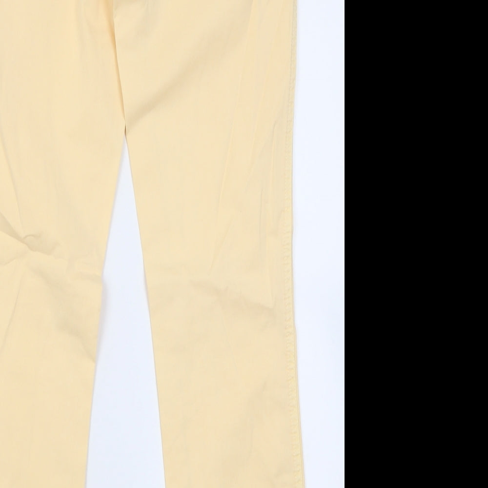 MiH Jeans Womens Orange  Cotton Cropped Jeans Size 28 L28 in Regular Button