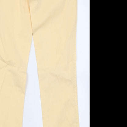 MiH Jeans Womens Orange  Cotton Cropped Jeans Size 28 L28 in Regular Button