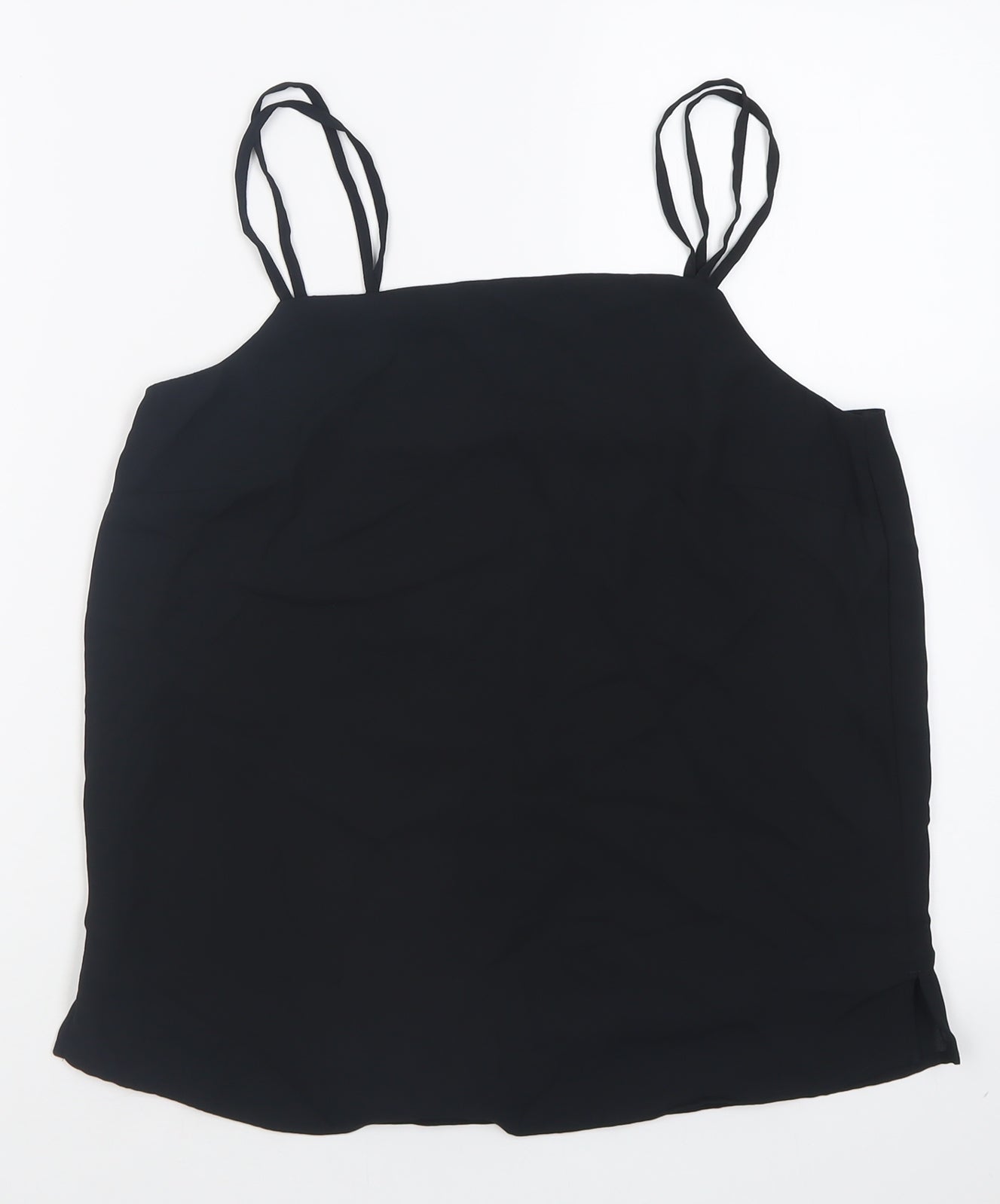 Womens UK Size 10 Marks and Spencer Black Basic Tank