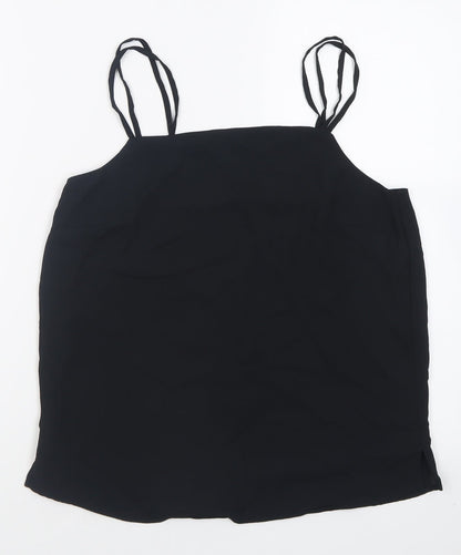 Womens UK Size 10 Marks and Spencer Black Basic Tank