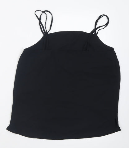 Womens UK Size 10 Marks and Spencer Black Basic Tank