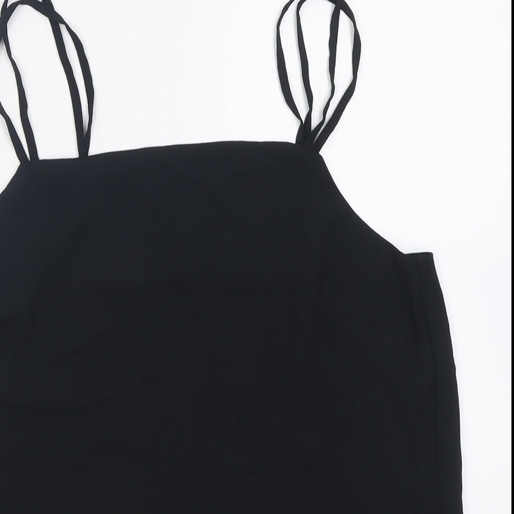 Womens UK Size 10 Marks and Spencer Black Basic Tank