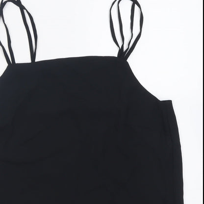 Womens UK Size 10 Marks and Spencer Black Basic Tank