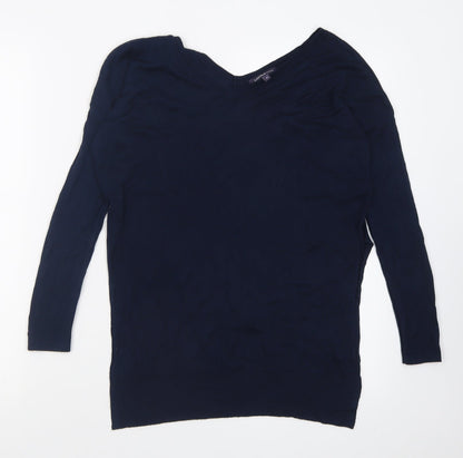 Womens UK Size 10 Marks and Spencer Blue Pullover Jumper