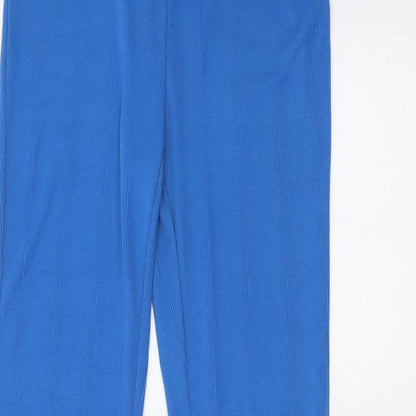 Womens UK Size S SheIn Regular Fit  Blue Trousers