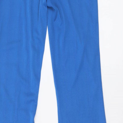Womens UK Size S SheIn Regular Fit  Blue Trousers