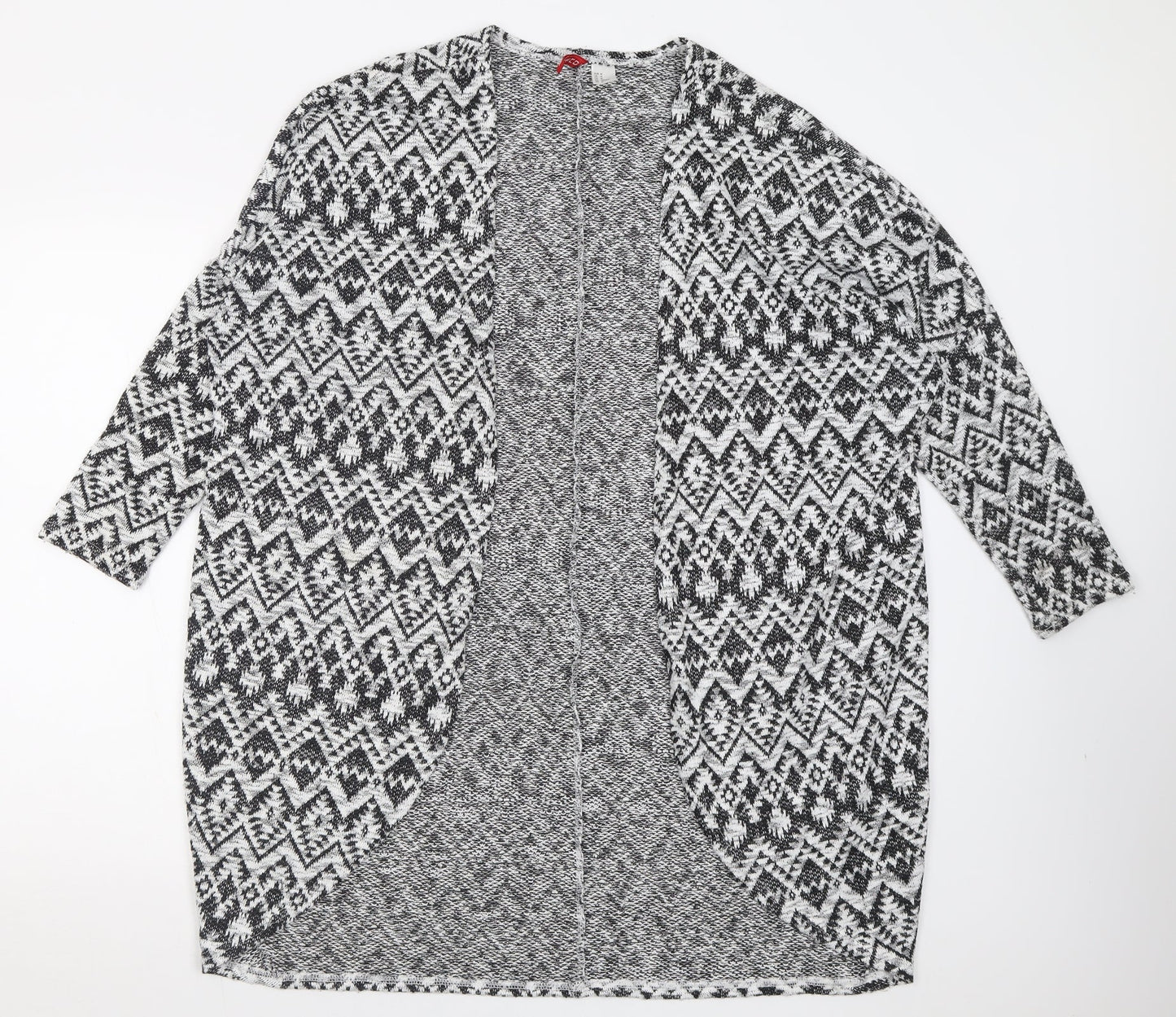 Womens UK Size M H&M Black Cardigan Jumper