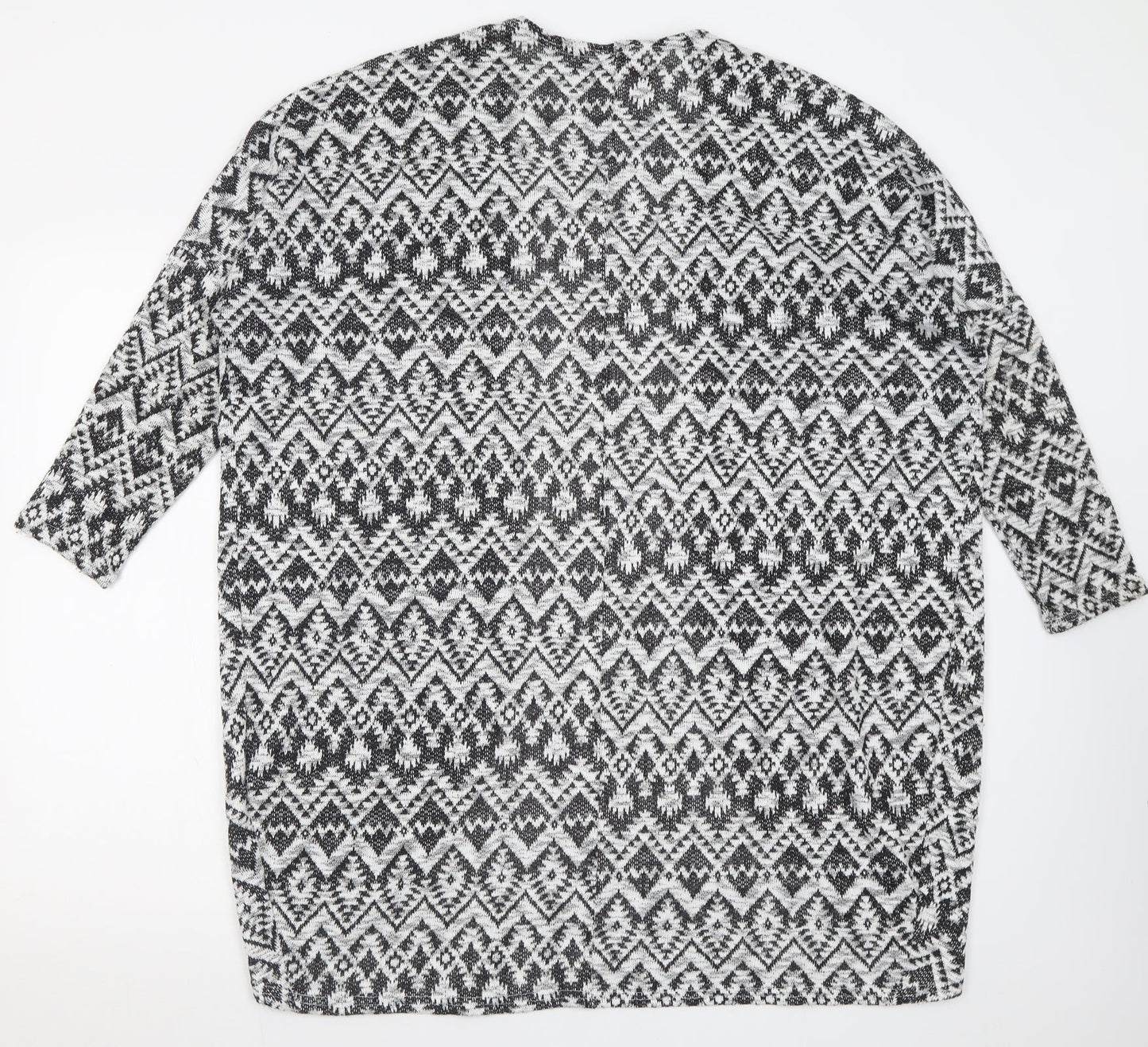 Womens UK Size M H&M Black Cardigan Jumper