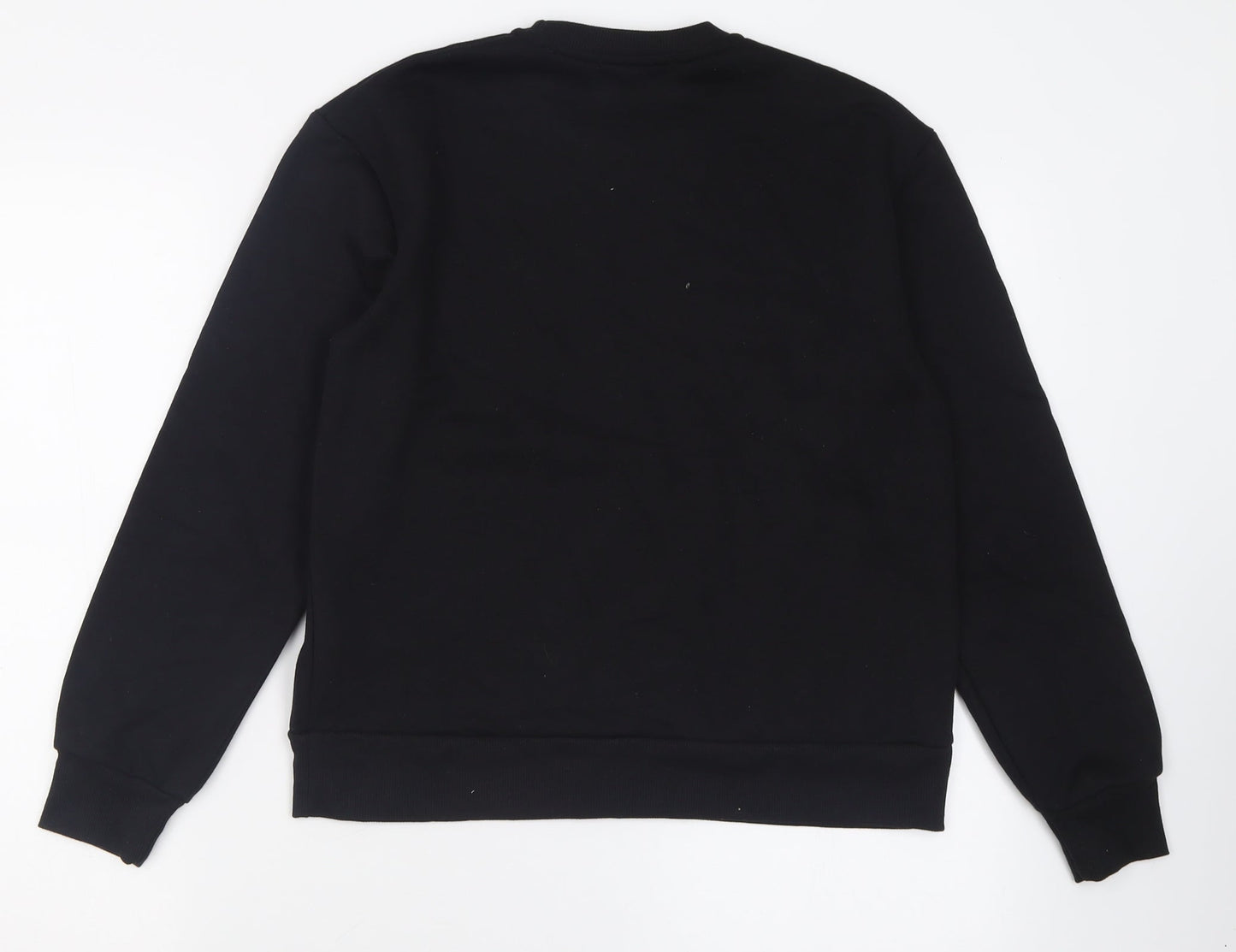 Primark Womens Black  Cotton Pullover Sweatshirt Size 2XS  Pullover