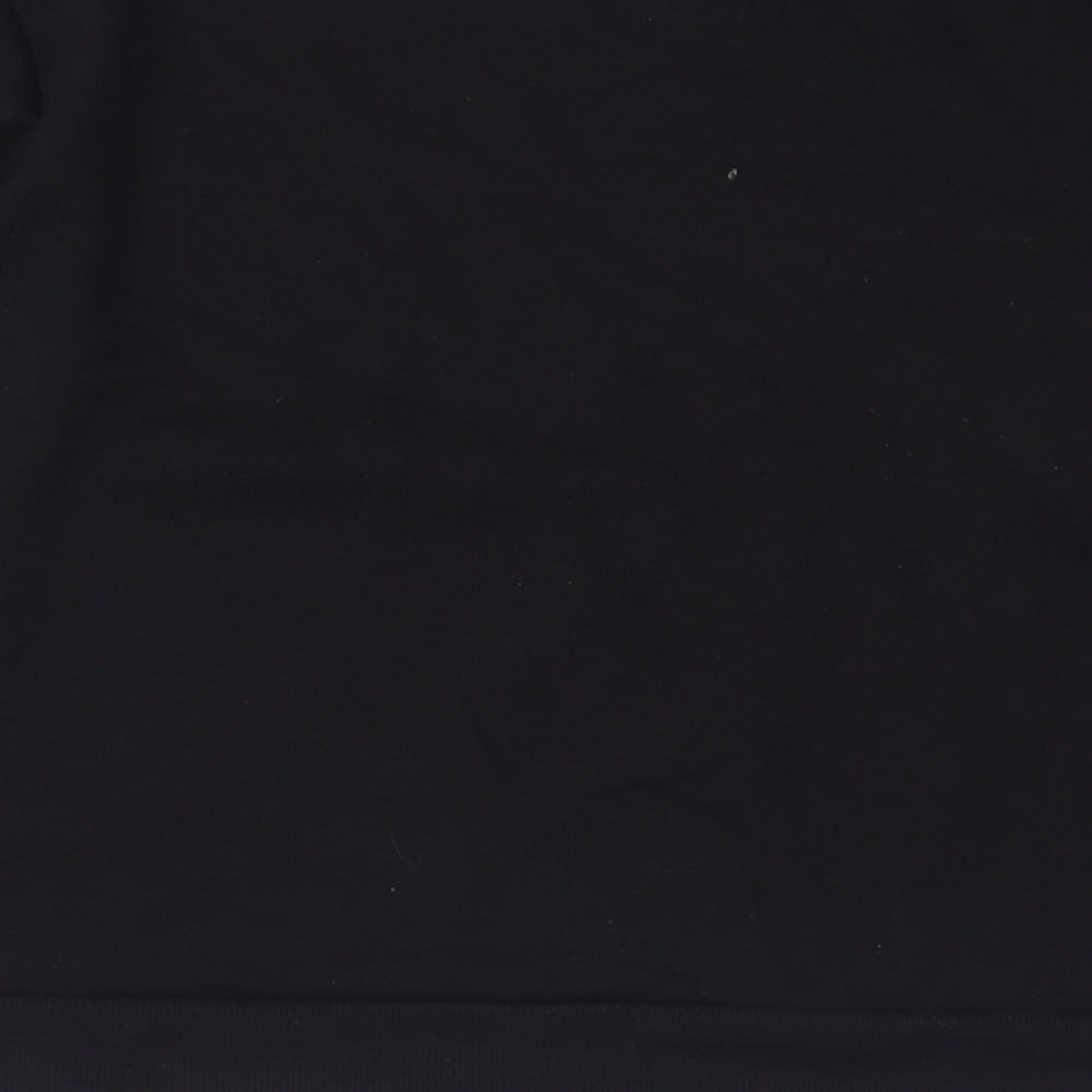 Primark Womens Black  Cotton Pullover Sweatshirt Size 2XS  Pullover