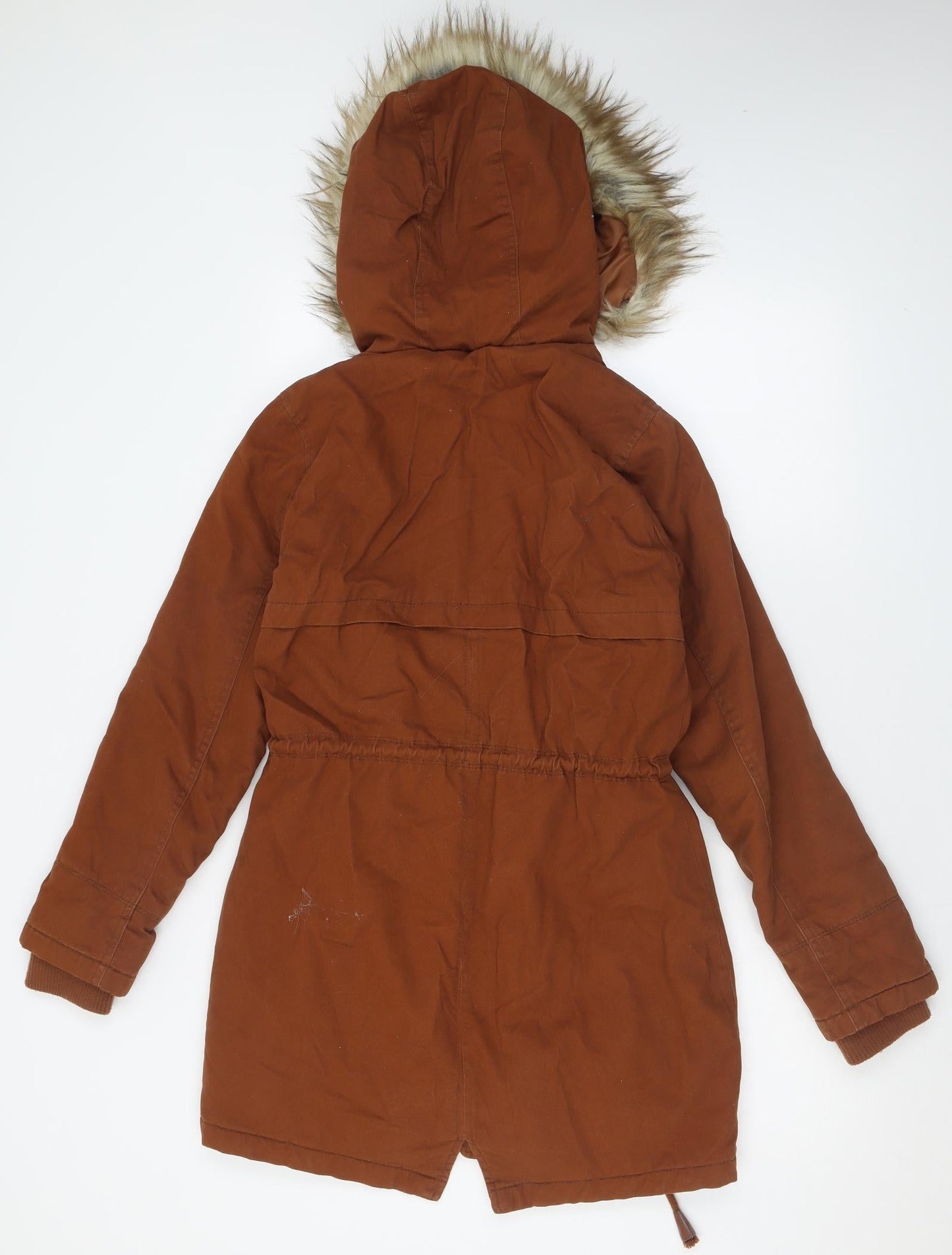 Womens UK Size 8 Atmosphere Brown Overcoat
