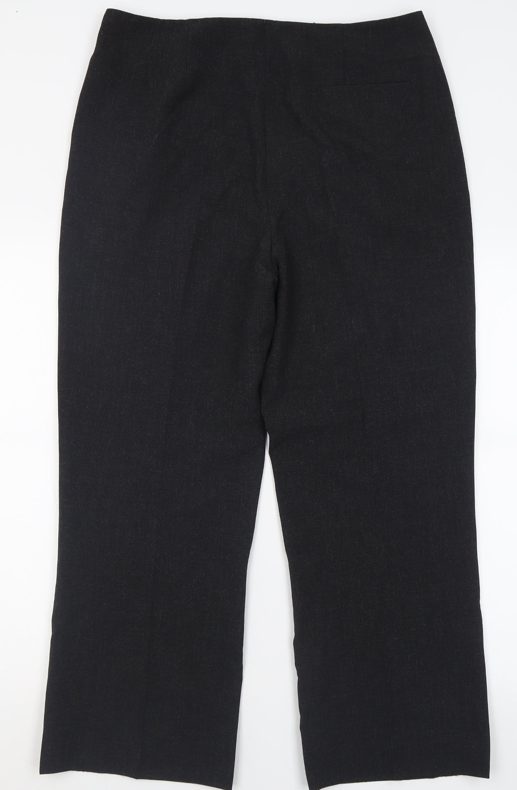 Lakeland Womens Grey  Polyester Trousers  Size 16 L27 in Regular Zip