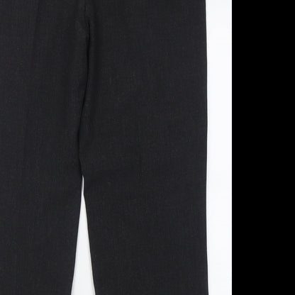 Lakeland Womens Grey  Polyester Trousers  Size 16 L27 in Regular Zip