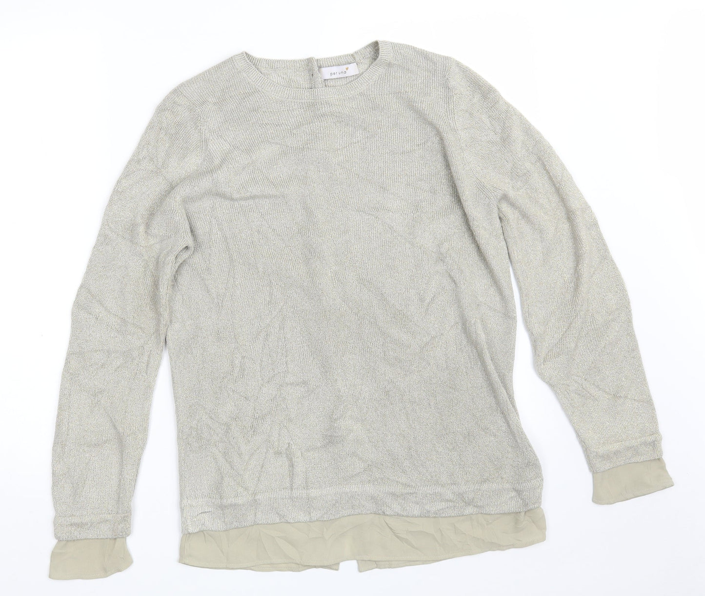Womens UK Size 12 Marks and Spencer Beige Pullover Jumper