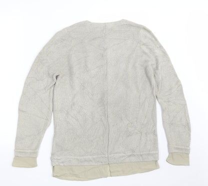 Womens UK Size 12 Marks and Spencer Beige Pullover Jumper