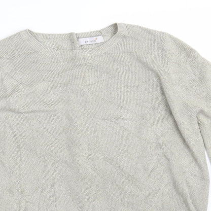 Womens UK Size 12 Marks and Spencer Beige Pullover Jumper