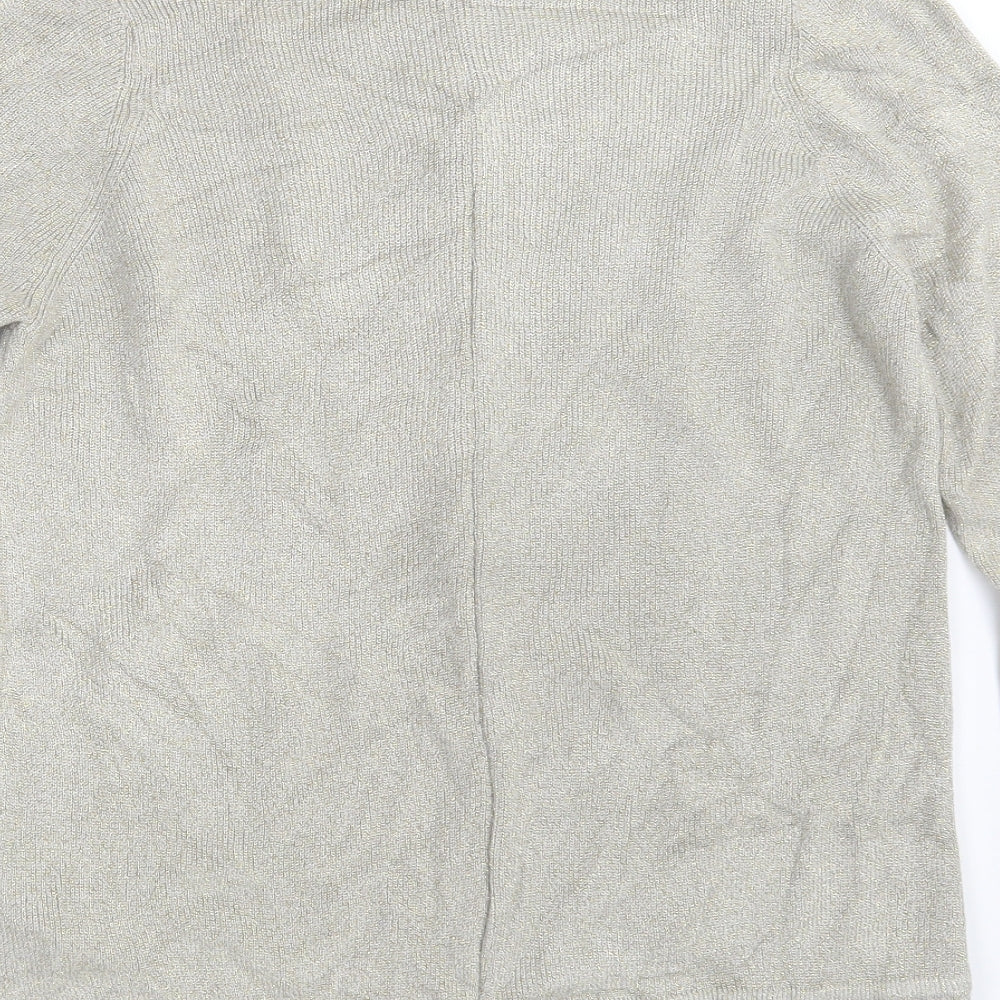 Womens UK Size 12 Marks and Spencer Beige Pullover Jumper