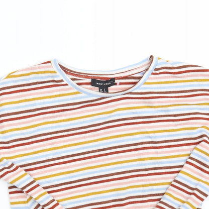 Womens UK Size S New Look Multicoloured Pullover Jumper