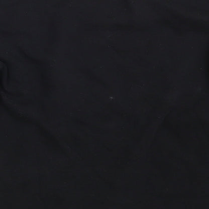 Papaya Womens Black  Cotton Pullover Sweatshirt Size 12   - JUST IMAGINE