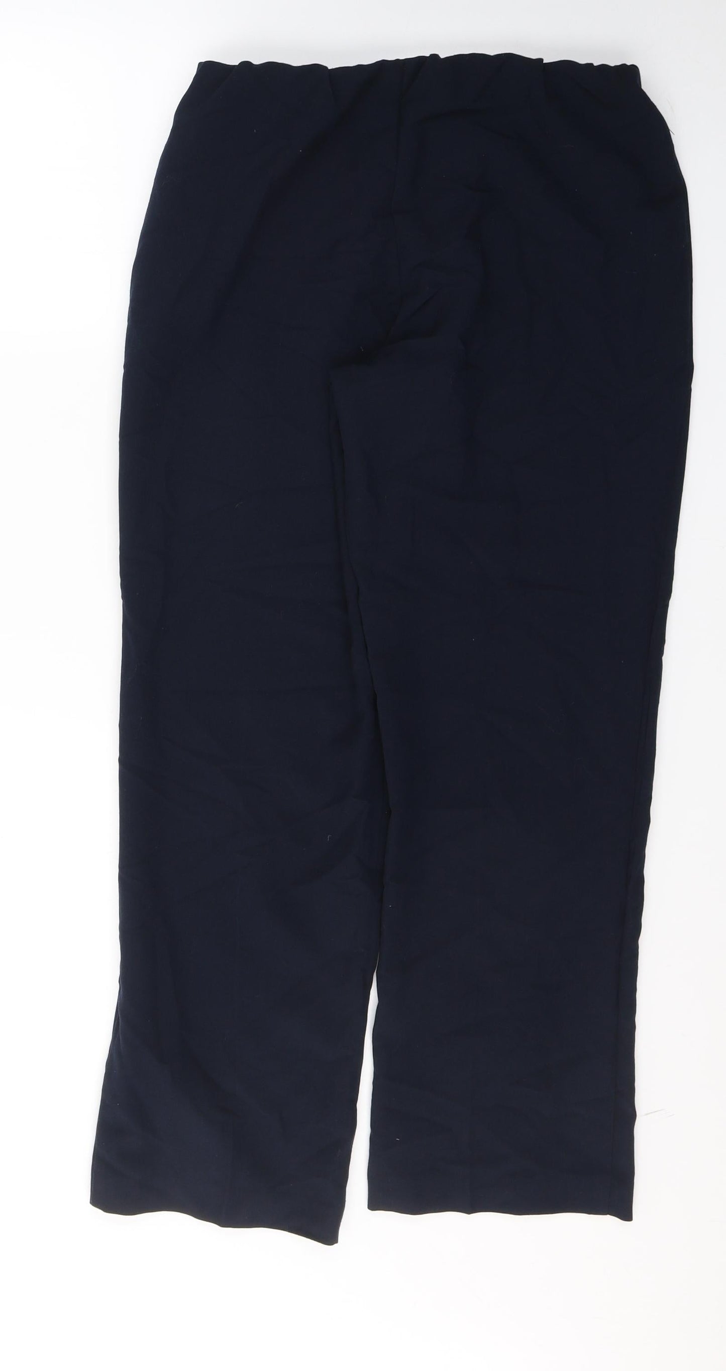 Classics Womens Beige  Polyester Trousers  Size 10 L28 in Regular