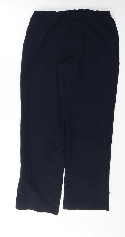 Classics Womens Beige  Polyester Trousers  Size 10 L28 in Regular