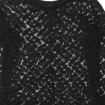 Womens UK Size 10 Atmosphere Black Basic Blouse