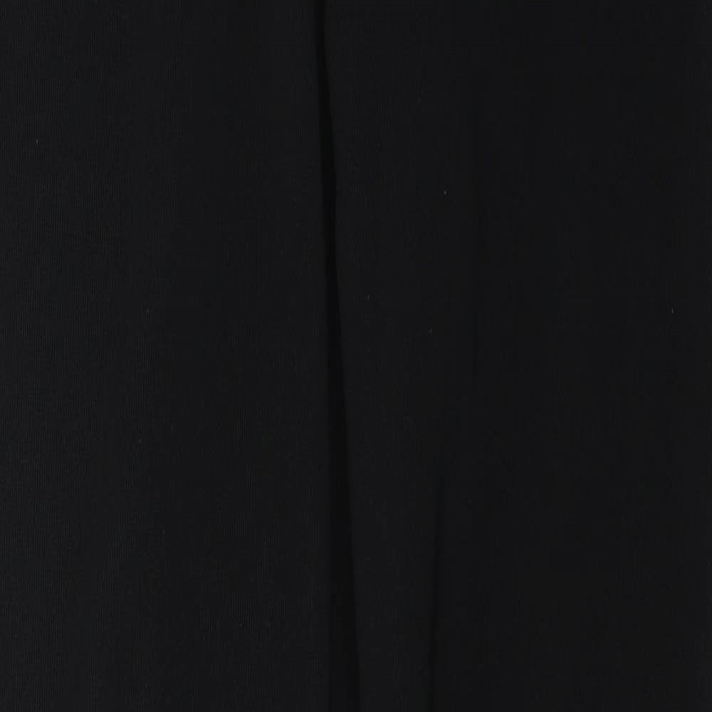 Womens UK Size 10 Mia Moda Regular Fit  Black Trousers