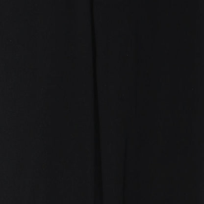 Womens UK Size 10 Mia Moda Regular Fit  Black Trousers