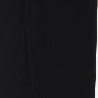 Womens UK Size 10 Mia Moda Regular Fit  Black Trousers