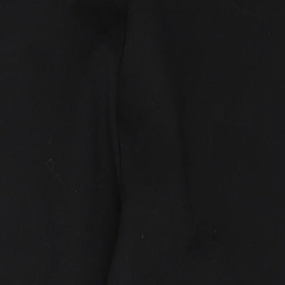 Soon Womens Black  Polyester Trousers  Size 12 L26 in Regular Zip