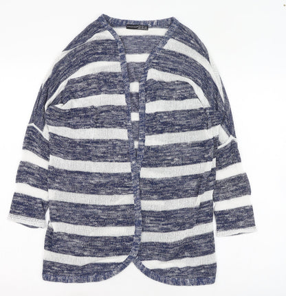 Womens UK Size S Atmosphere Blue Cardigan Jumper